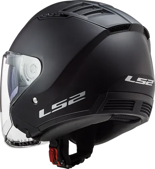 Copter Solid Open Face Motorcycle Helmet W/ SunShield Matte Black