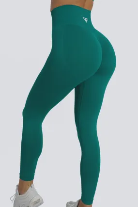 CORE SCRUNCH LEGGINGS - GREEN