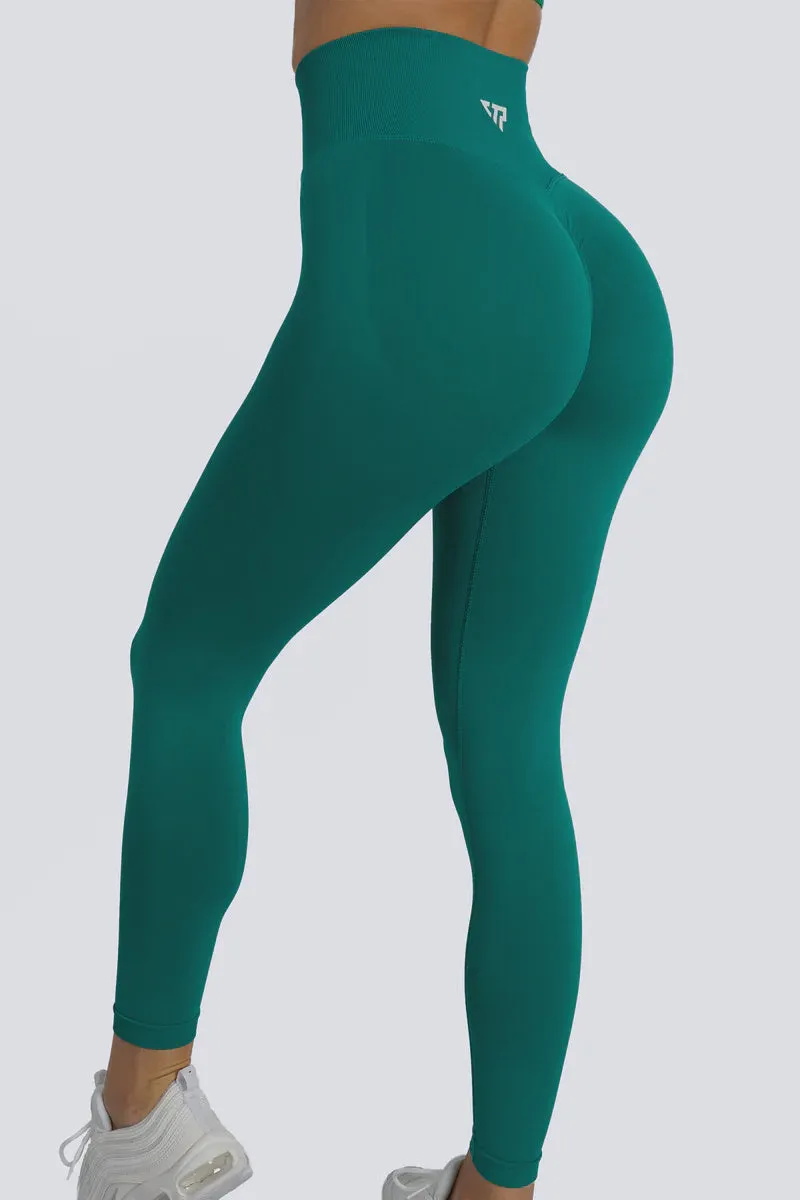 CORE SCRUNCH LEGGINGS - GREEN