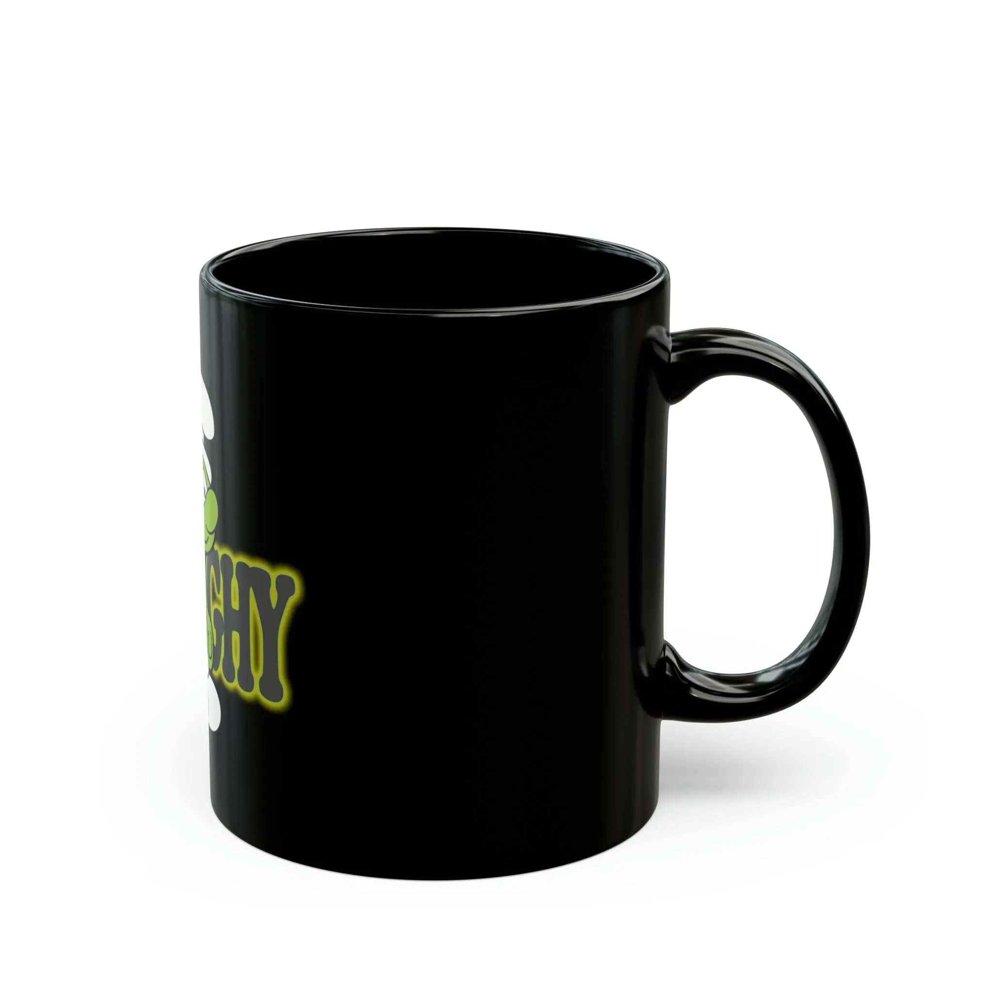 Coughy Character 11oz Black Mug