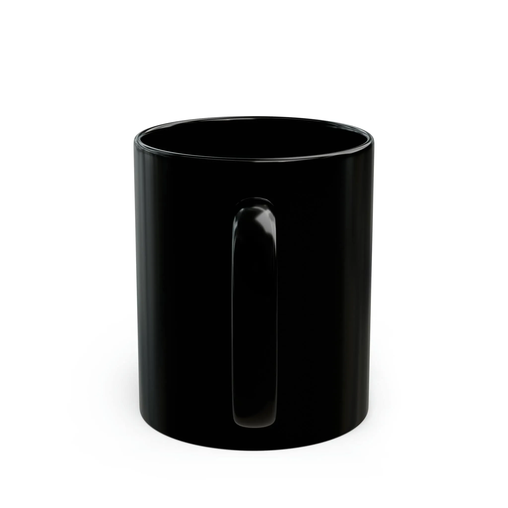 Coughy Character 11oz Black Mug