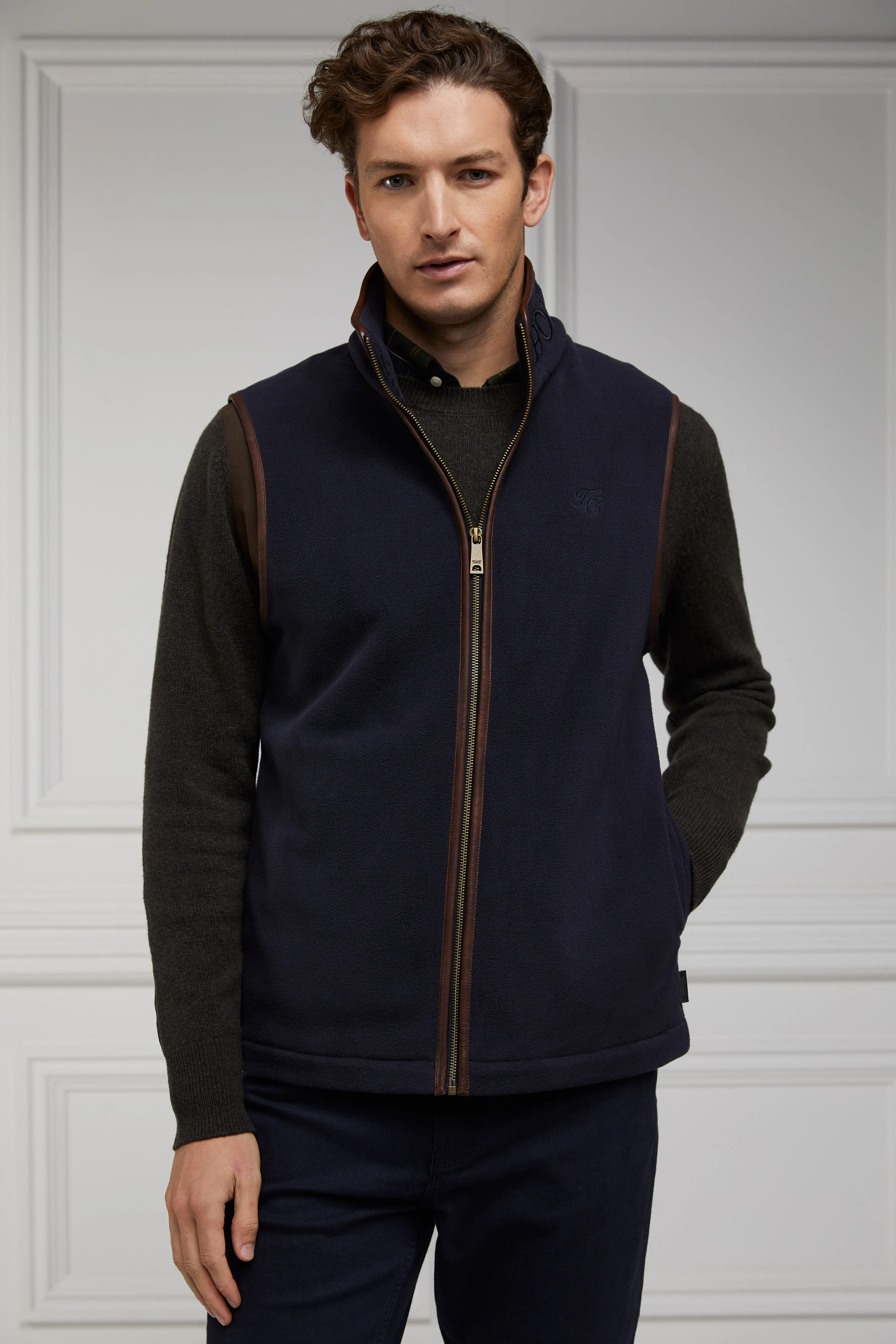 Country Fleece Gilet (Ink Navy)