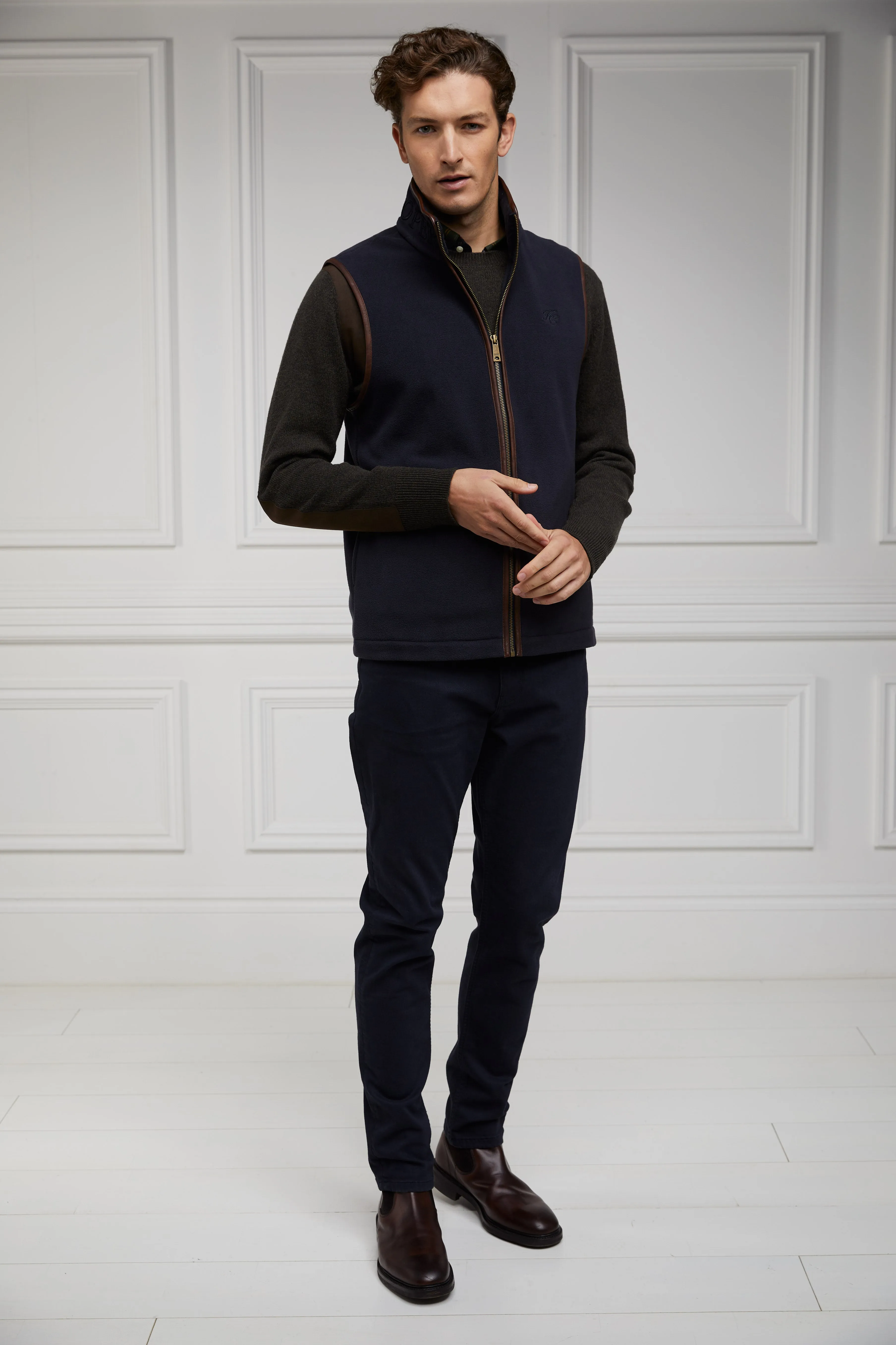 Country Fleece Gilet (Ink Navy)