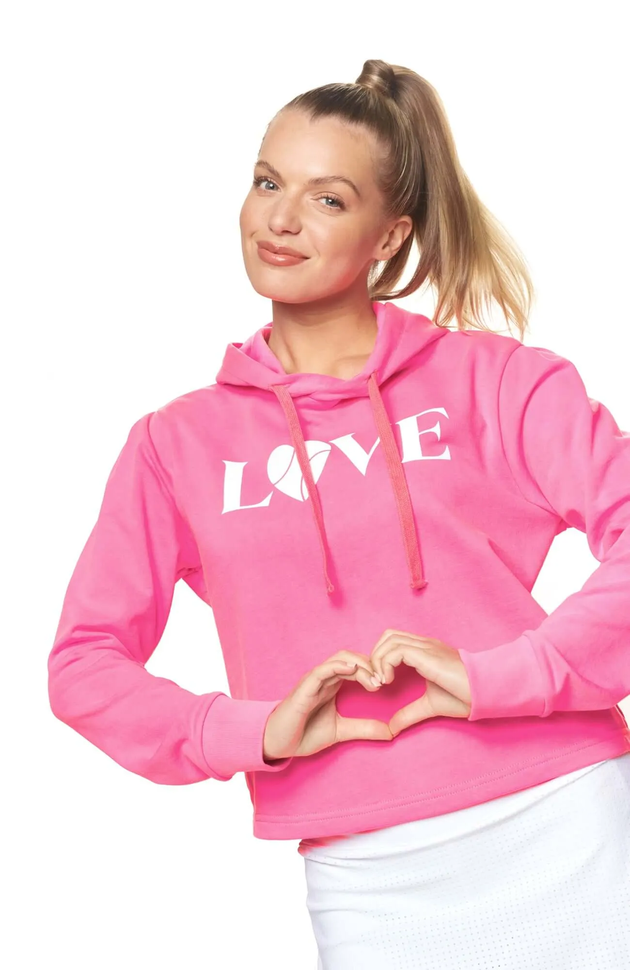 Courtside Hoodie Pink