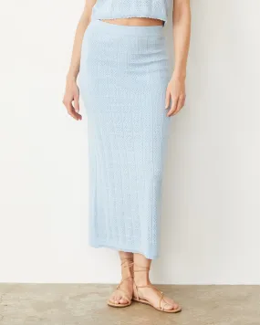 Crochet Knit Midi Skirt