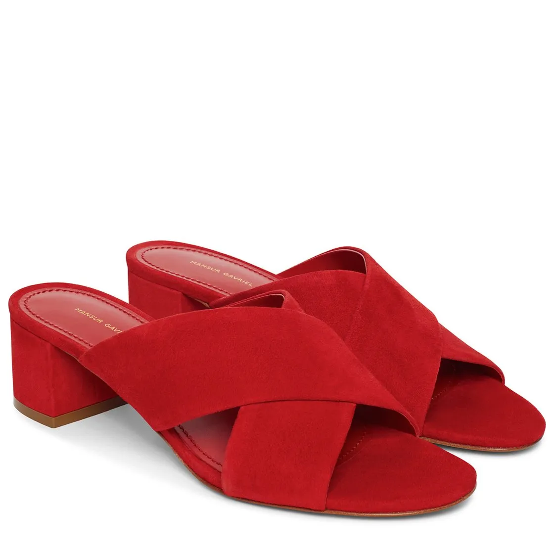 Crossover Sandal 40 Suede, Flamma