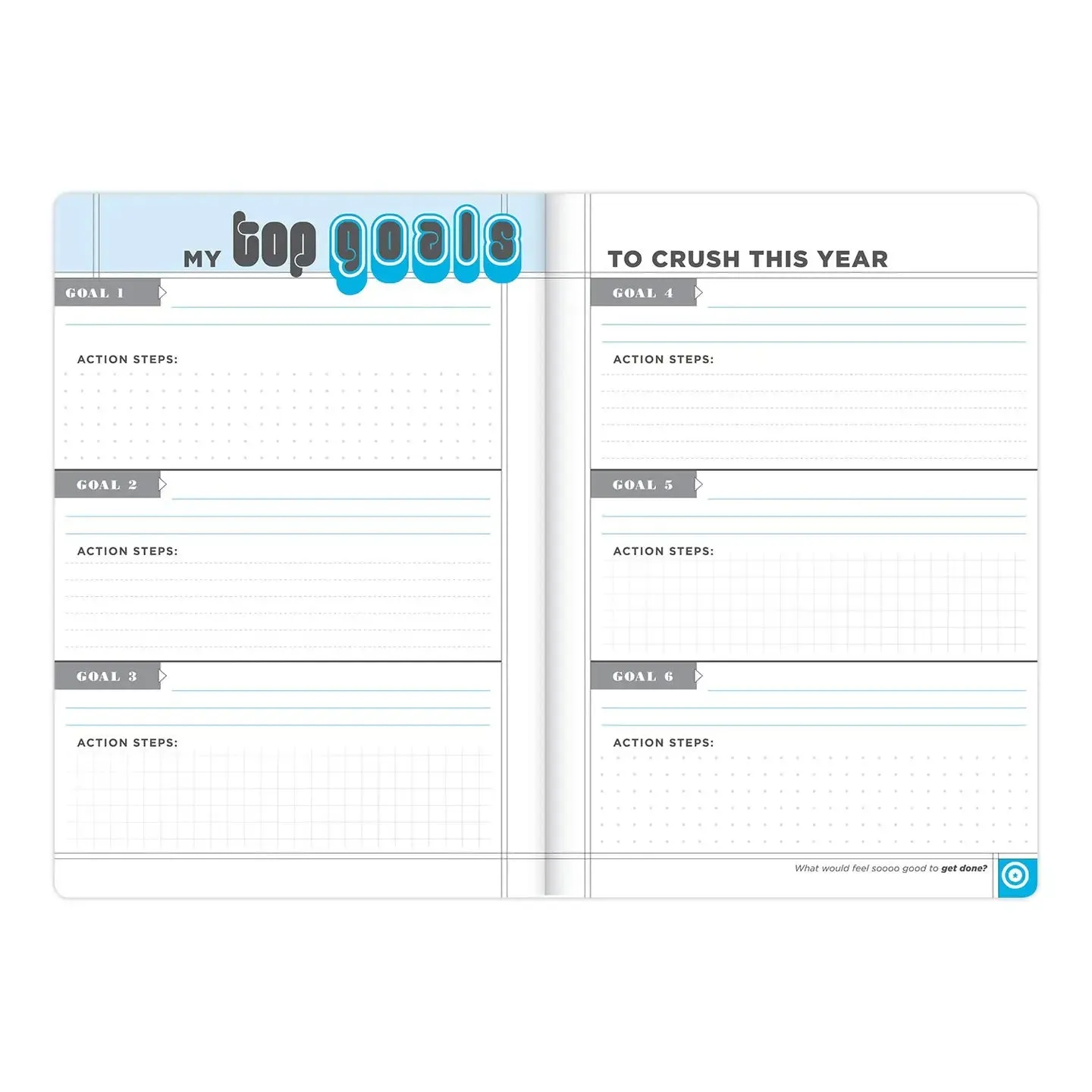 Crush Those Goals Hardcover Planner