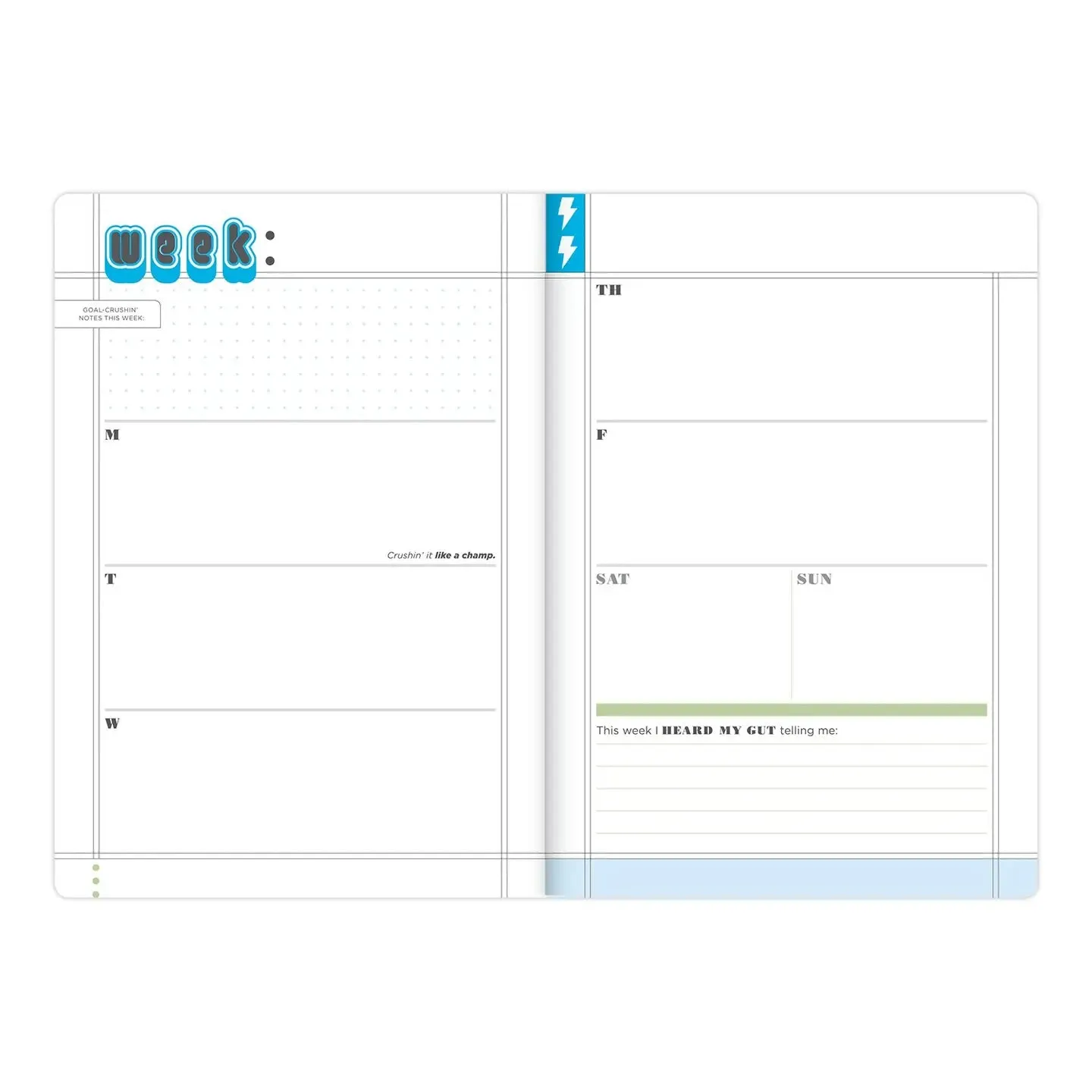 Crush Those Goals Hardcover Planner