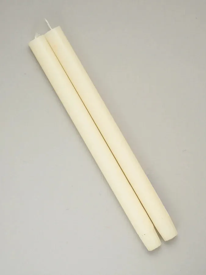 Dining Candle Pair, Ivory