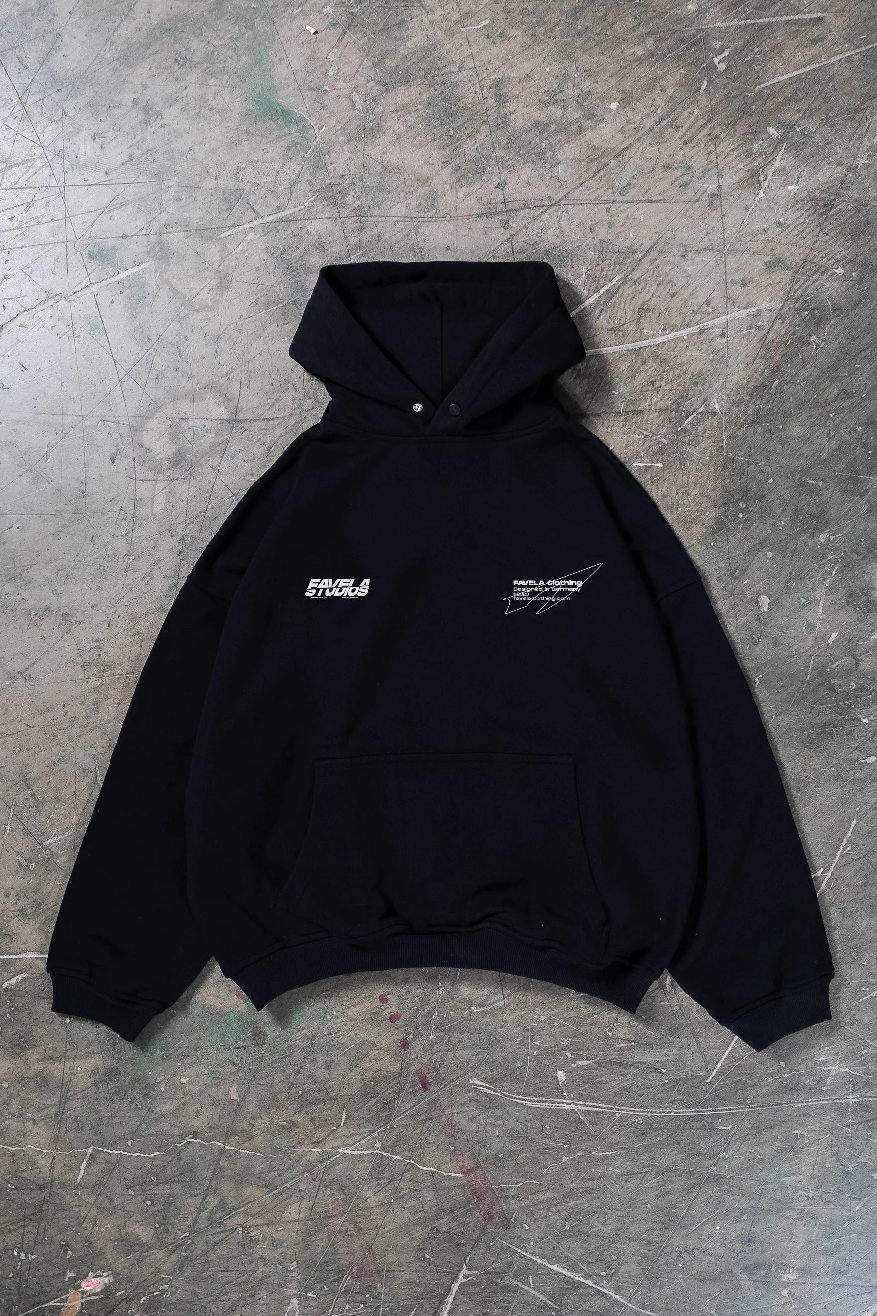 DOUBLE BLACK HOODIE