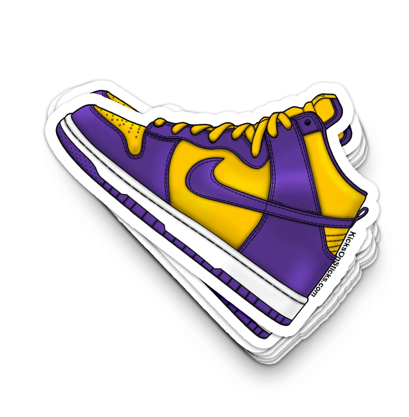 Dunk High "Lakers 2022" Sneaker Sticker