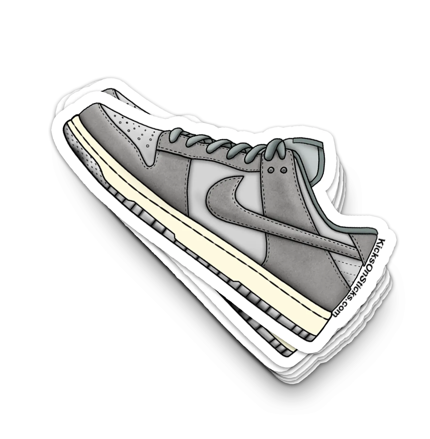 Dunk Low "Cool Grey" Sneaker Sticker