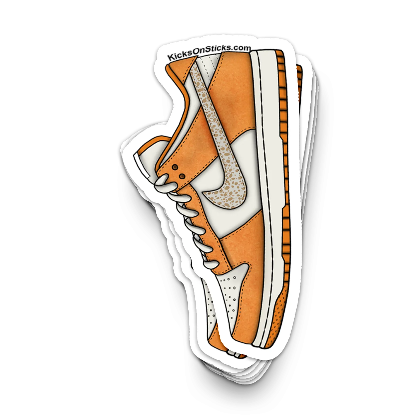 Dunk Low "Kumquat Safari" Sneaker Sticker