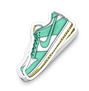 Dunk Low "Zeal Teal" Sneaker Sticker