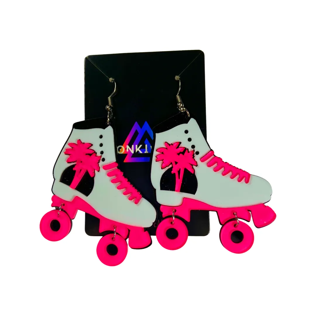 Earrings - Rollerskate drop