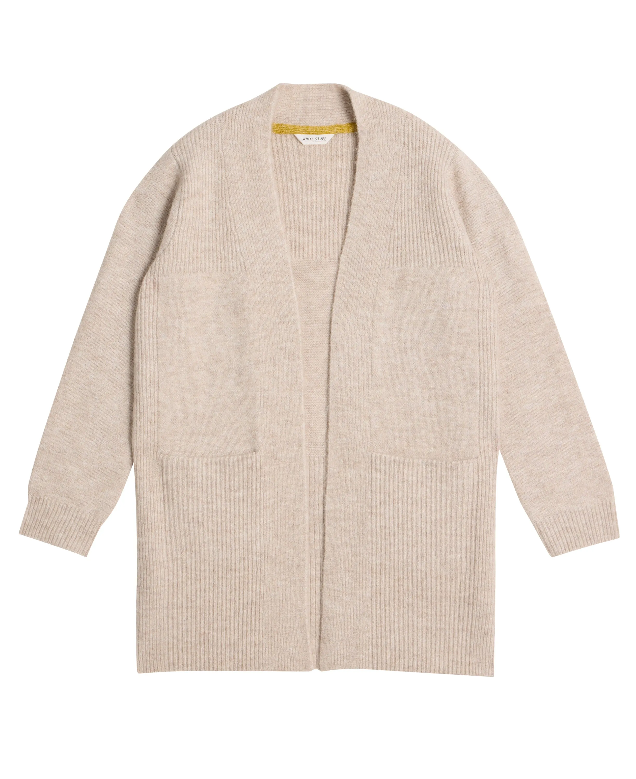 Erin Longline Cardi - Light Natural