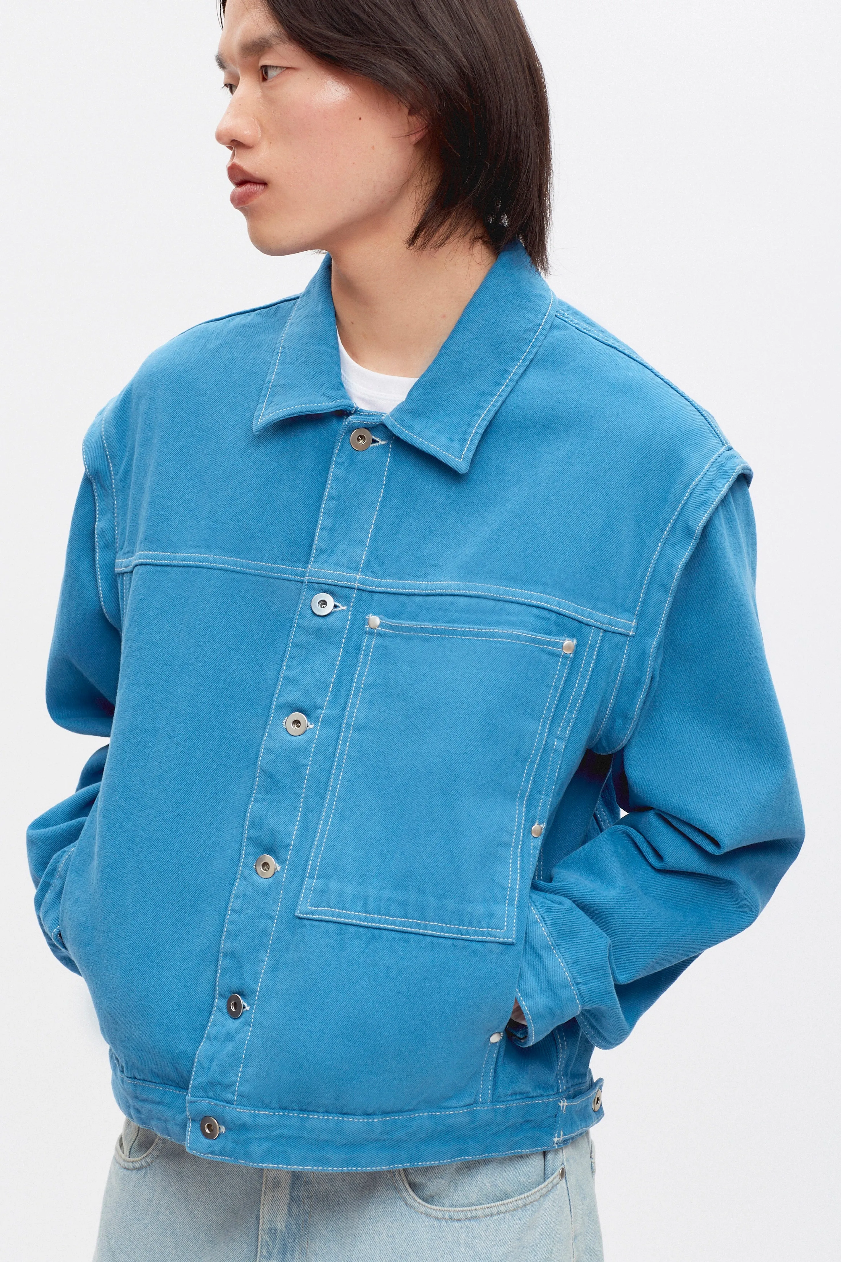 Esna Jacket in French Blue