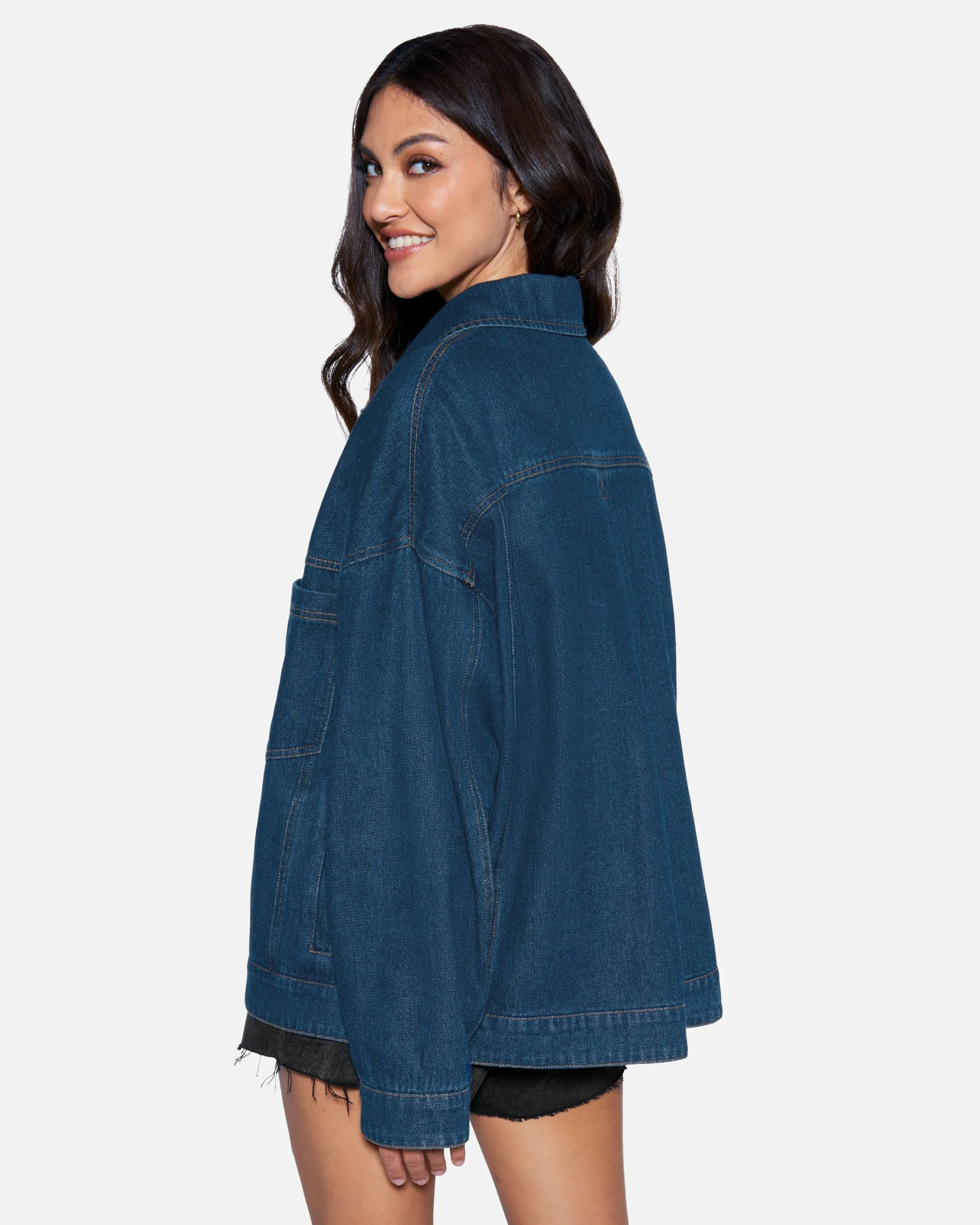 ESSENTIAL BOYFRIEND DENIM JACKET