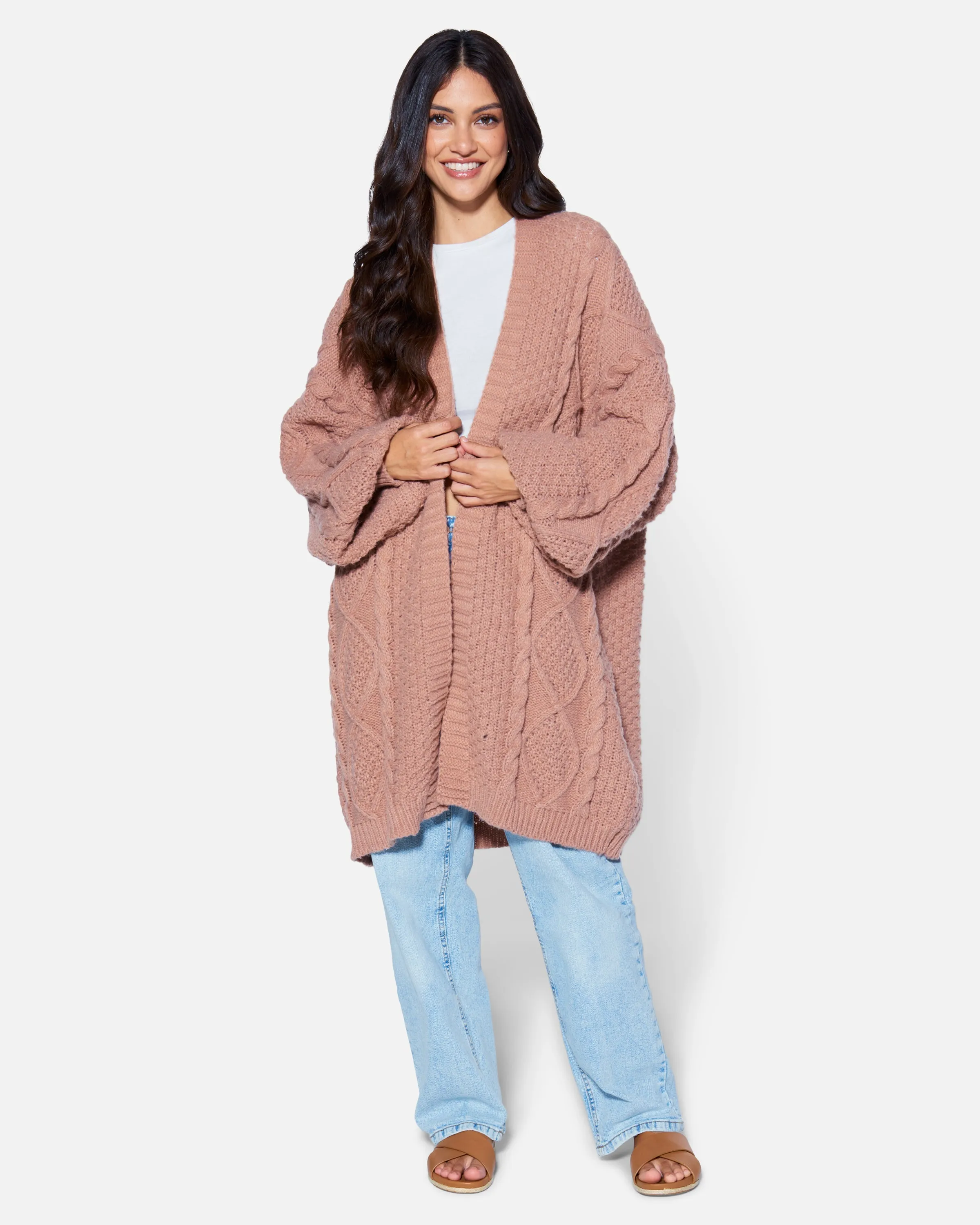 ESSENTIAL OLIVIA OVERSIZED CARDIGAN