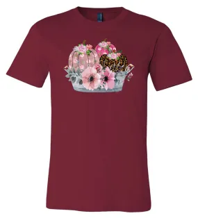 Fall Pink Pumpkins - Cardinal Short/Long Sleeve Tee