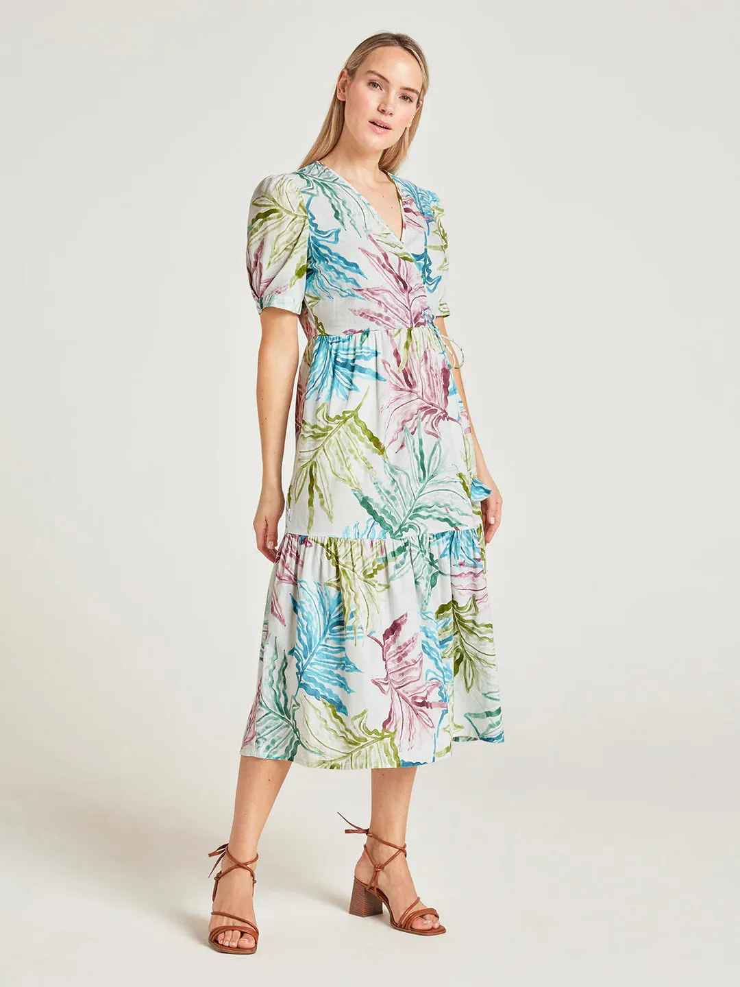 FURTHER REDUCED! Thought Clothing Laurel Hemp Wrap Dress