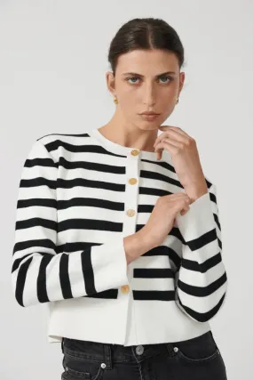 Gala Cardigan Black Breton