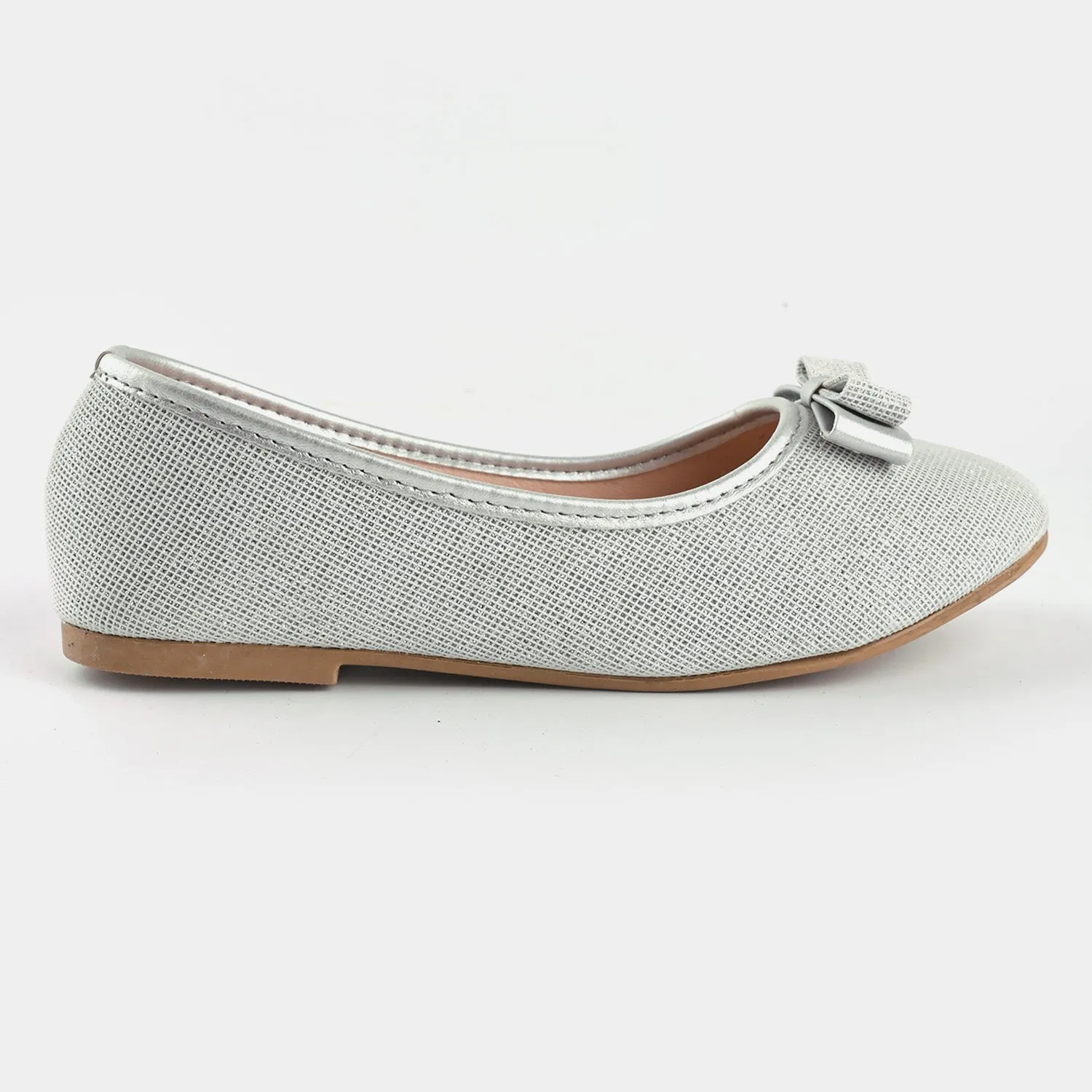 Girls Pumps 203-81-SILVER