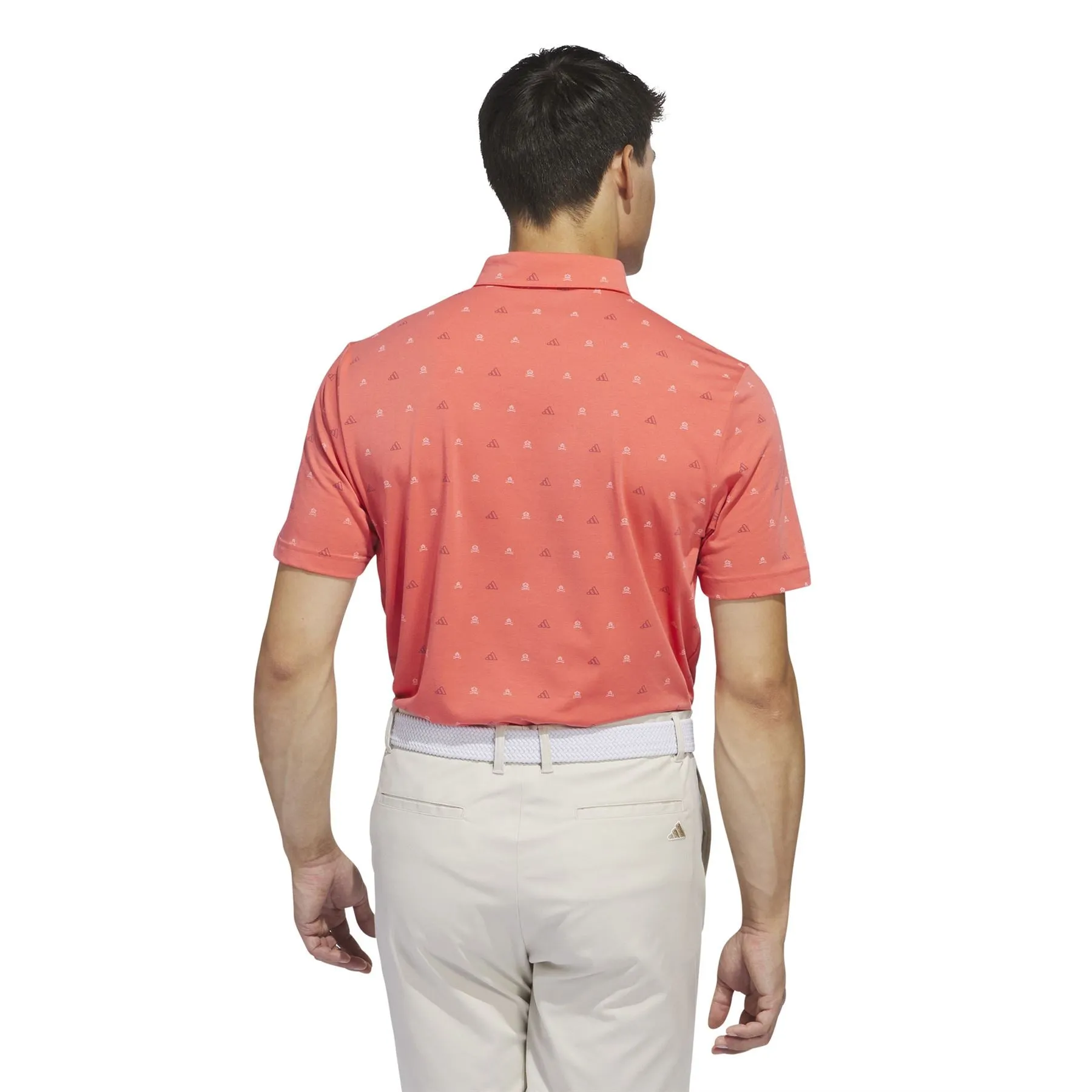 Go-To Mini-Crest Regular Fit Printed Polo Preloved Scarlet - SS24