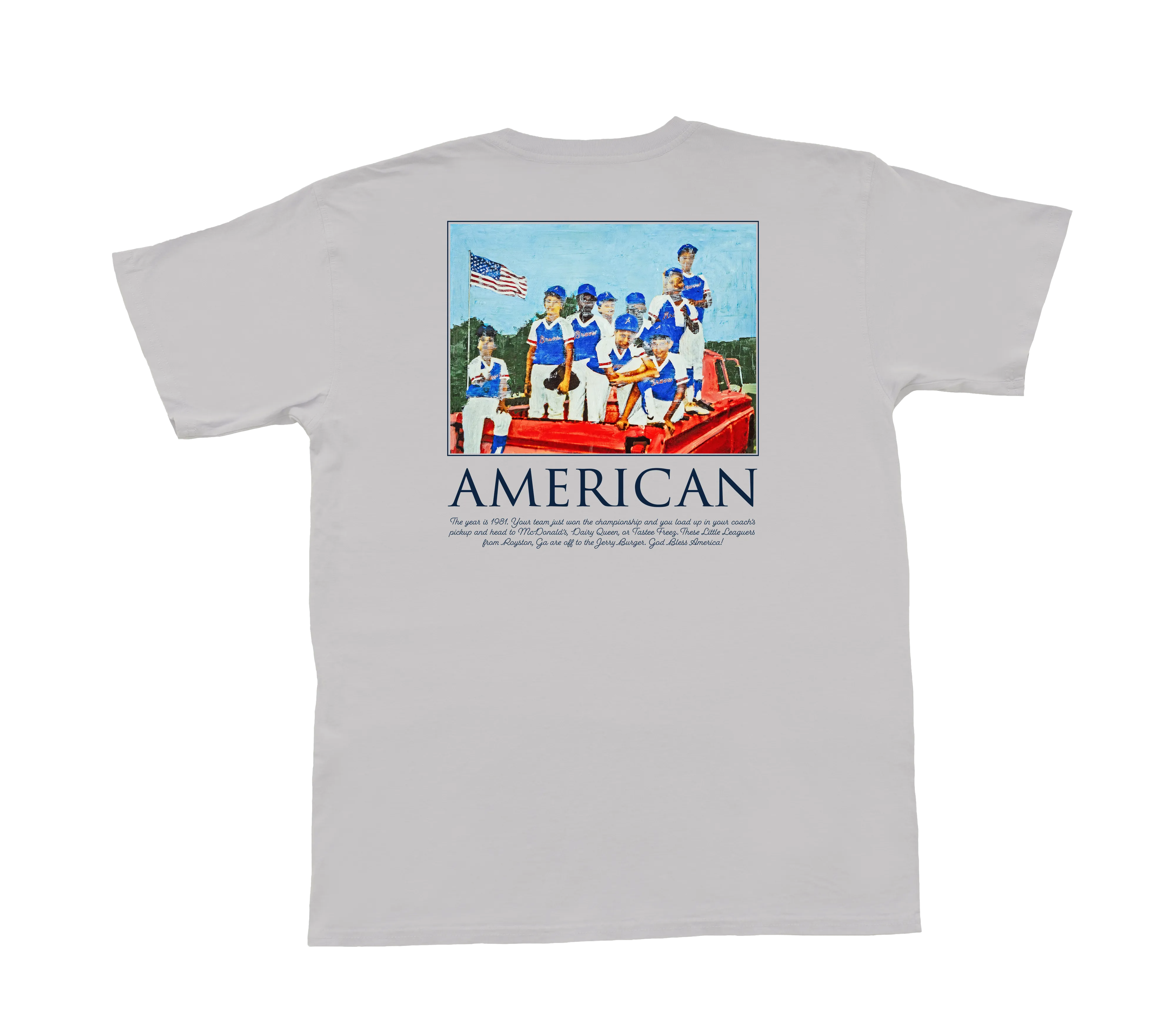 God Bless Little League Short Sleeve Tee