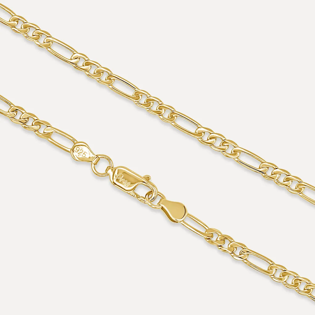 Gold Figaro Chain - 2.5mm