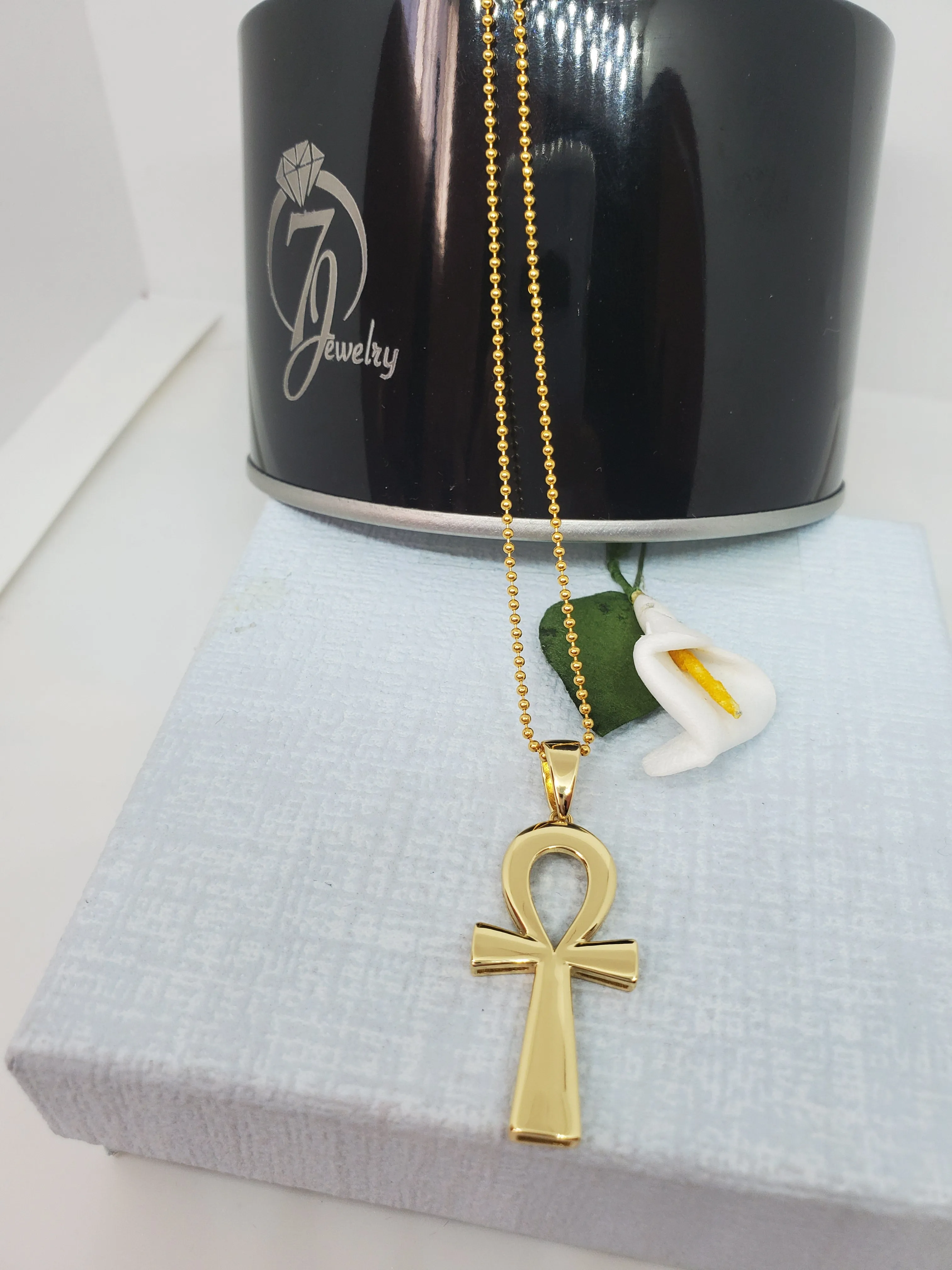 Gold filled Ankh Necklace