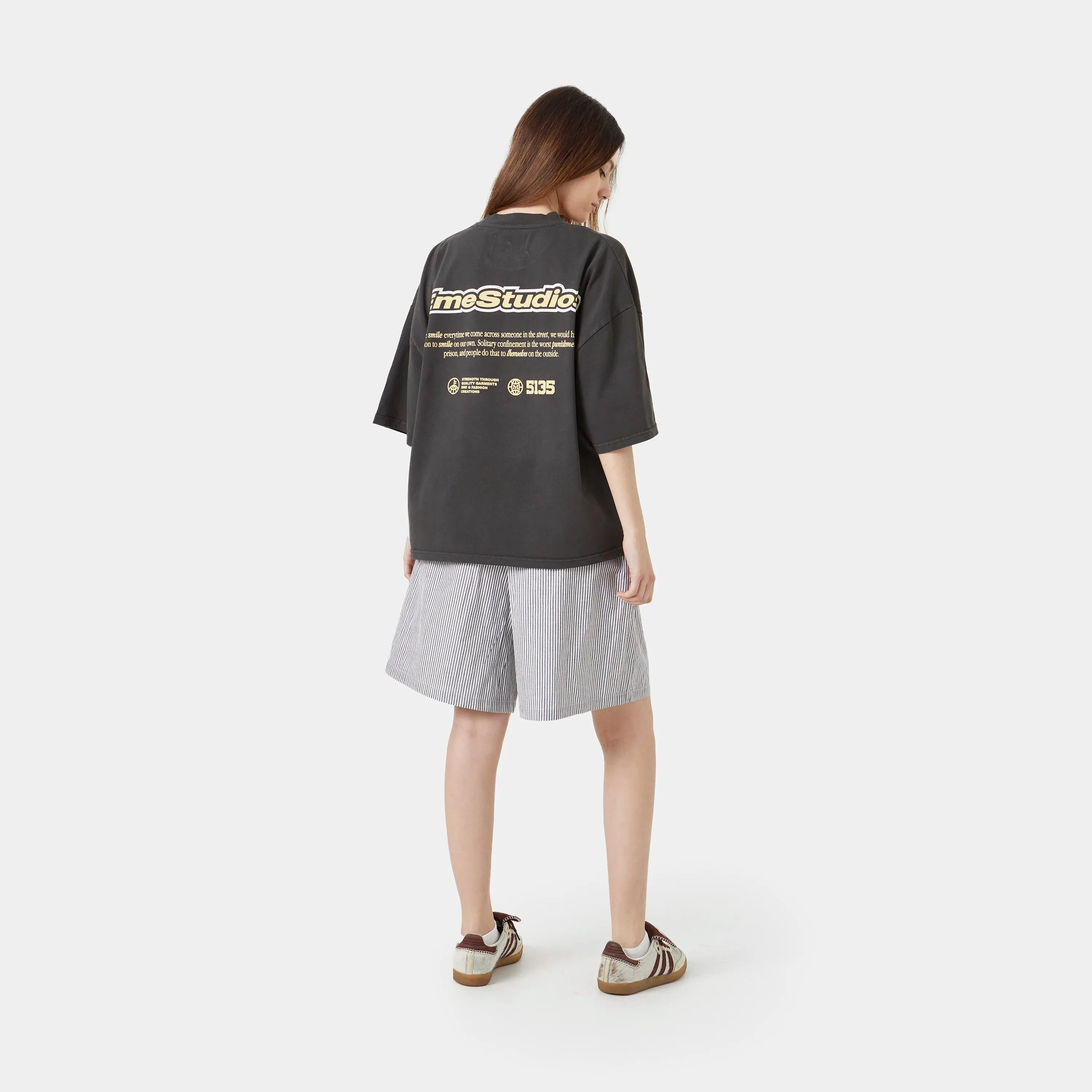 Grin Shadow Oversized Tee