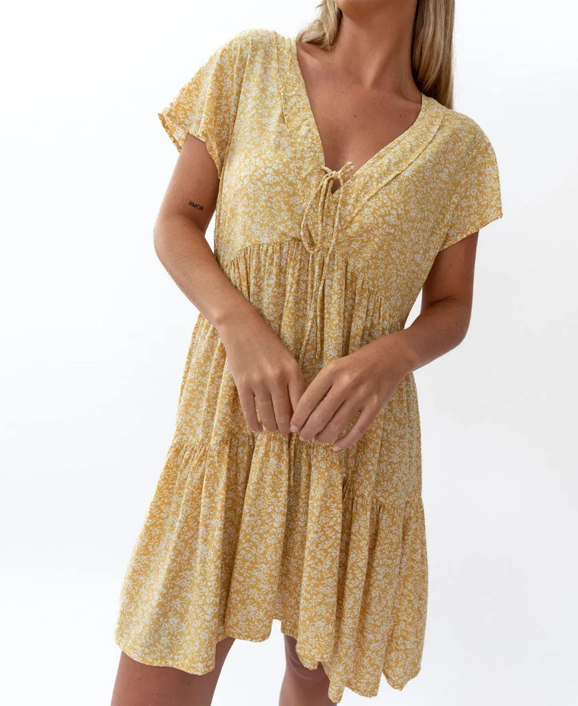 Hannah Dress | Wildflower Yellow