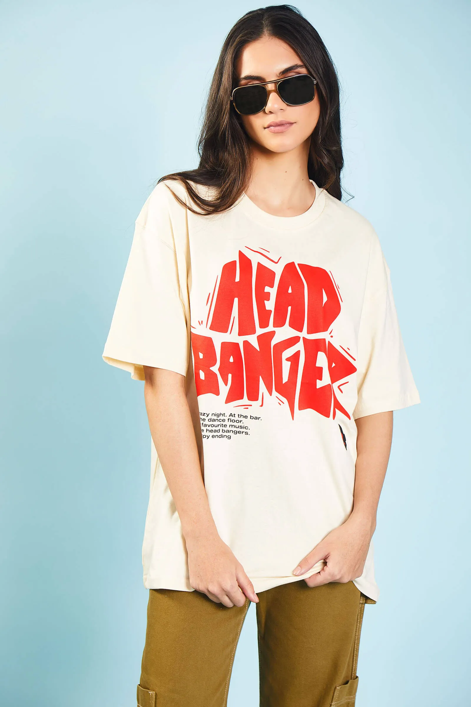 Head Banger Oversized T-Shirt