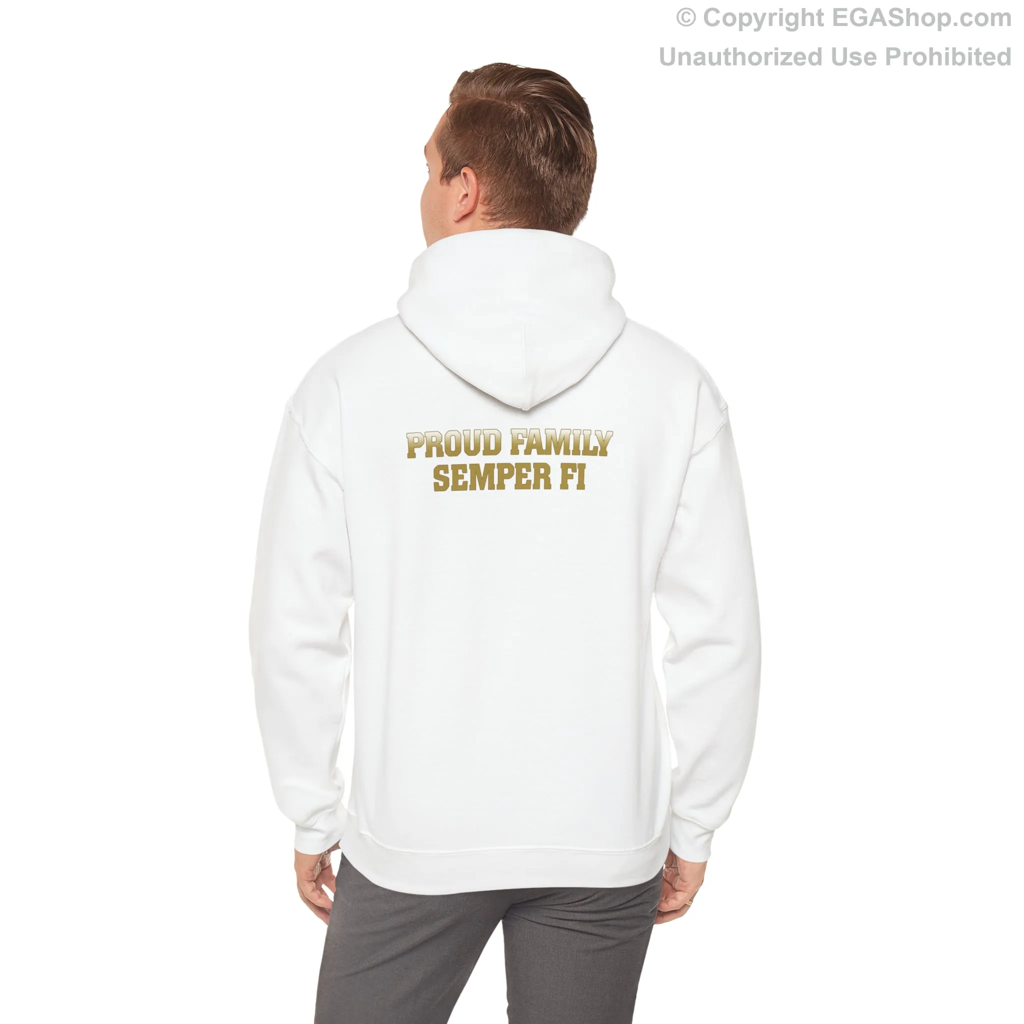 Hoodie: Echo Co. MCRD San Diego (EGA   Back Proud Family)