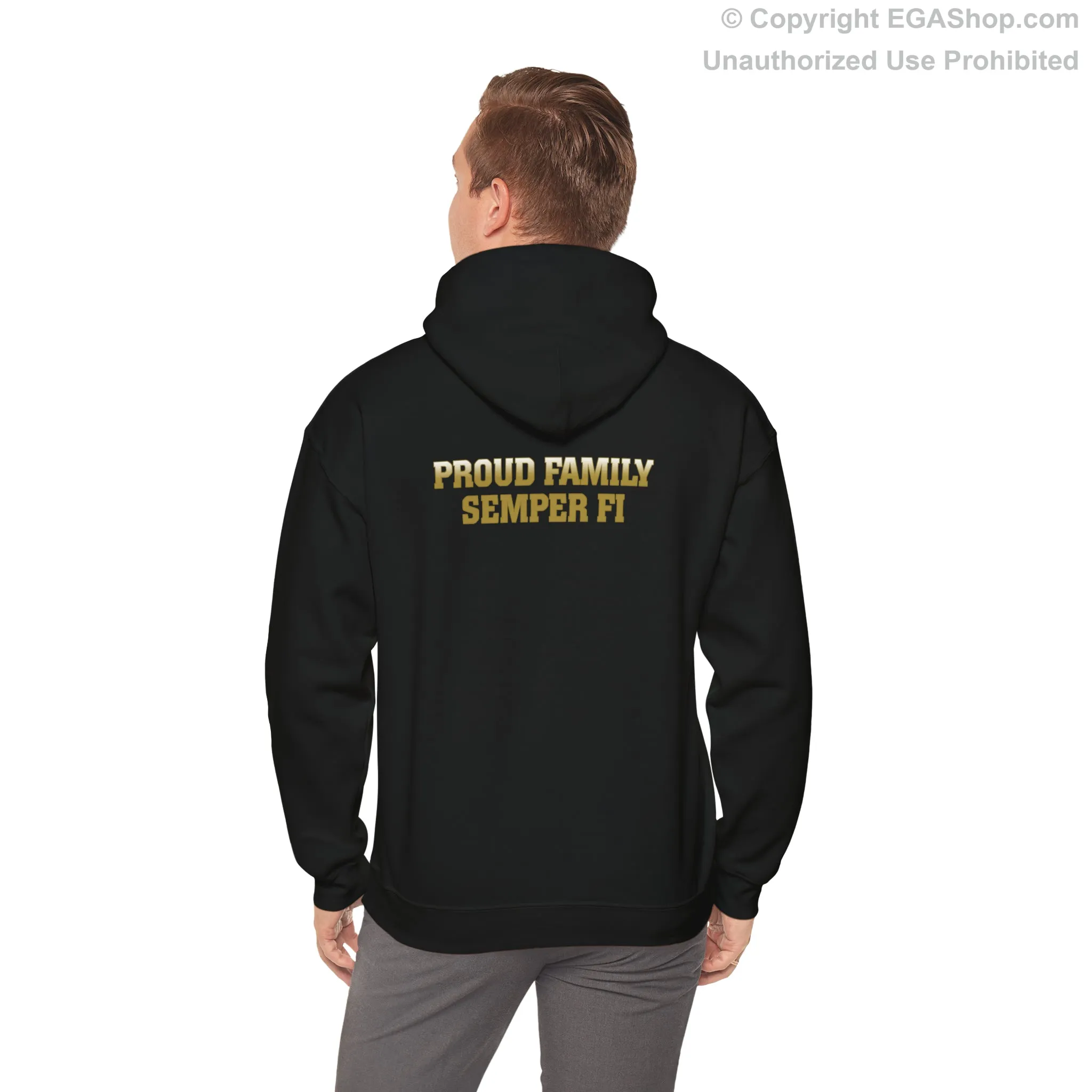 Hoodie: Echo Co. MCRD San Diego (EGA   Back Proud Family)