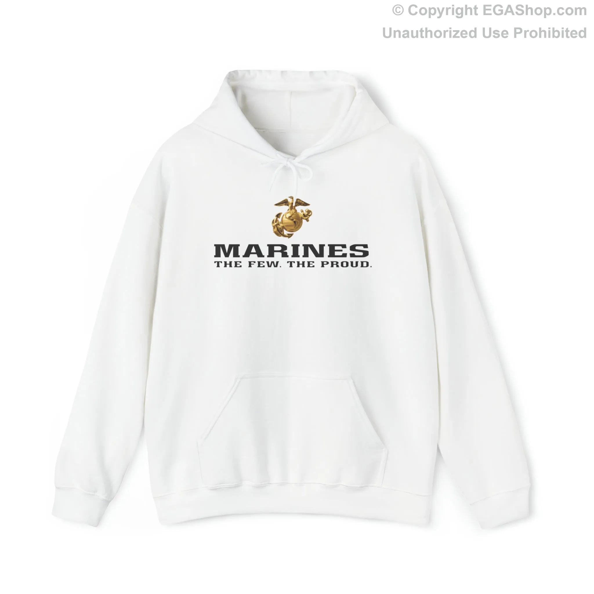 Hoodie: Marines. The Few. The Proud. (color choices)