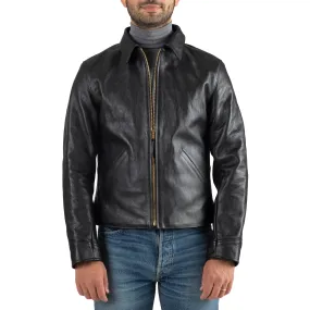 Horsehide Leather Cafe Racer Jacket