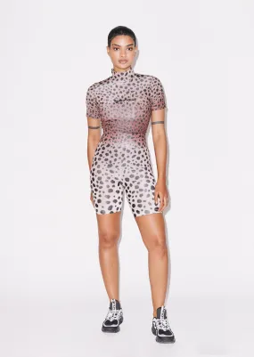 House of Holland Muted Cheetah Cycling Shorts