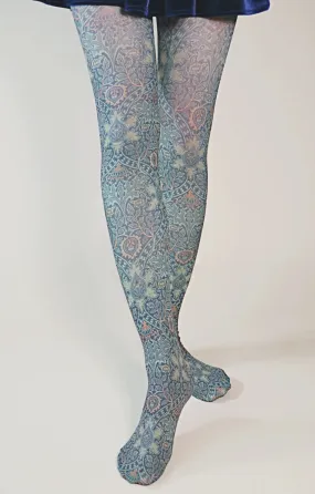 Ispahan by William Morris Printed Art Tights