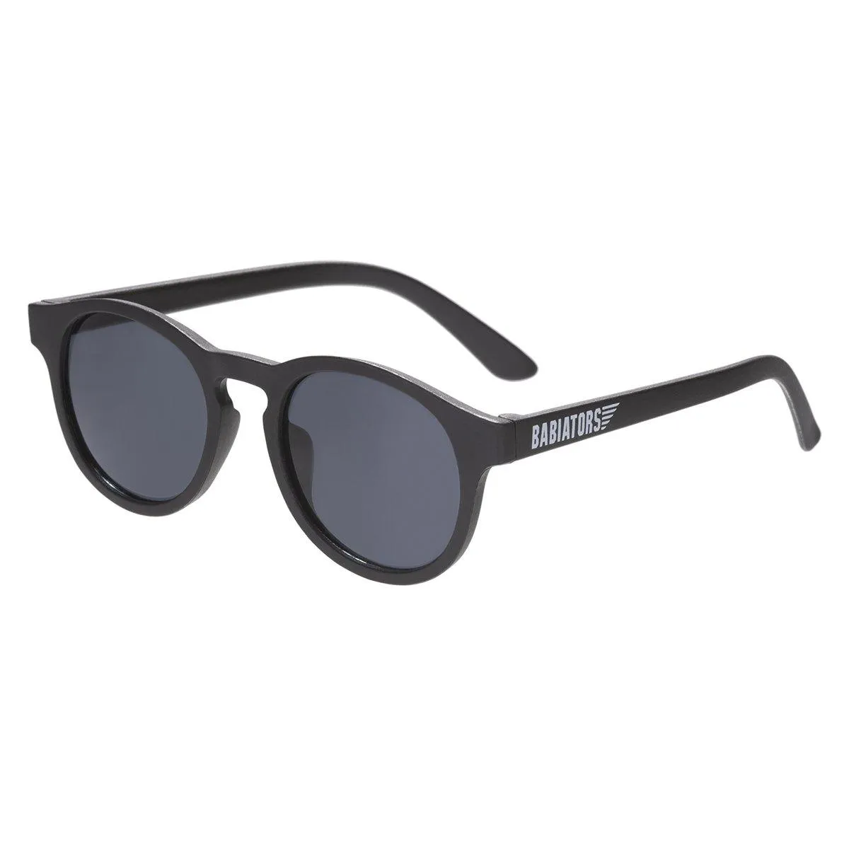 Jet Black Keyhole Kids Sunglasses