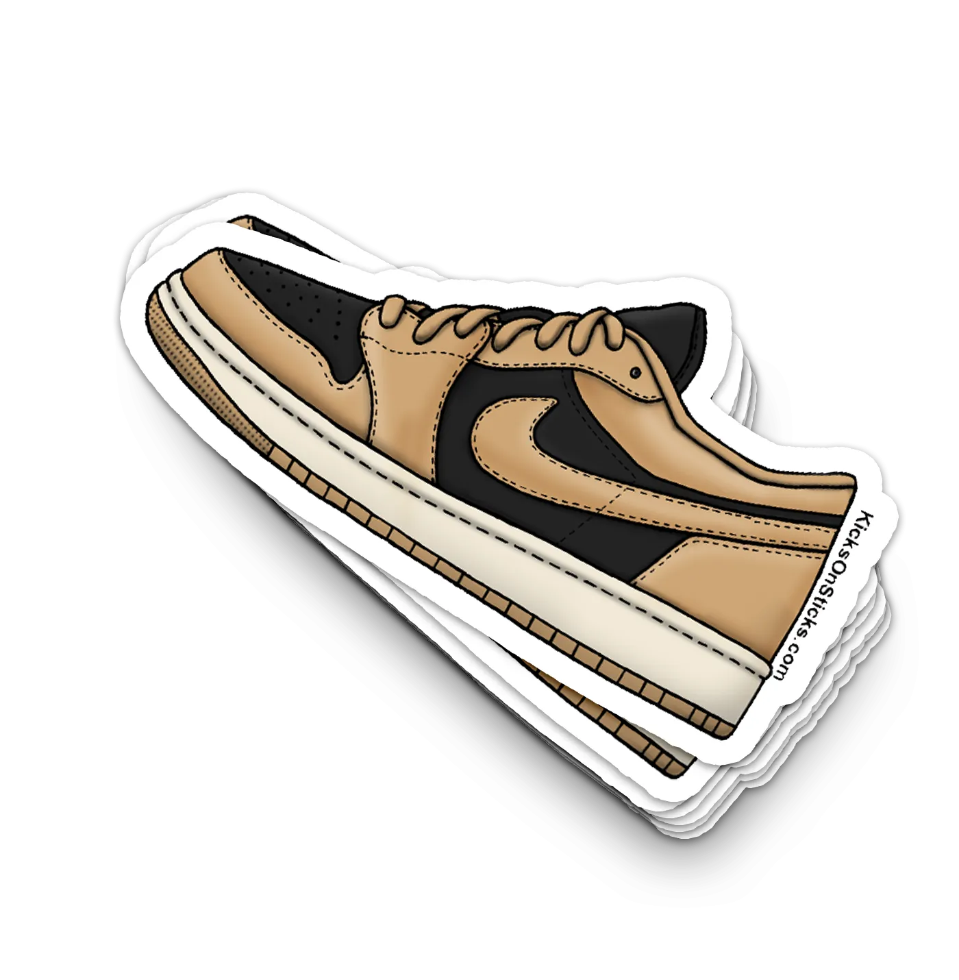 Jordan 1 Low "Vachetta Tan" Sneaker Sticker