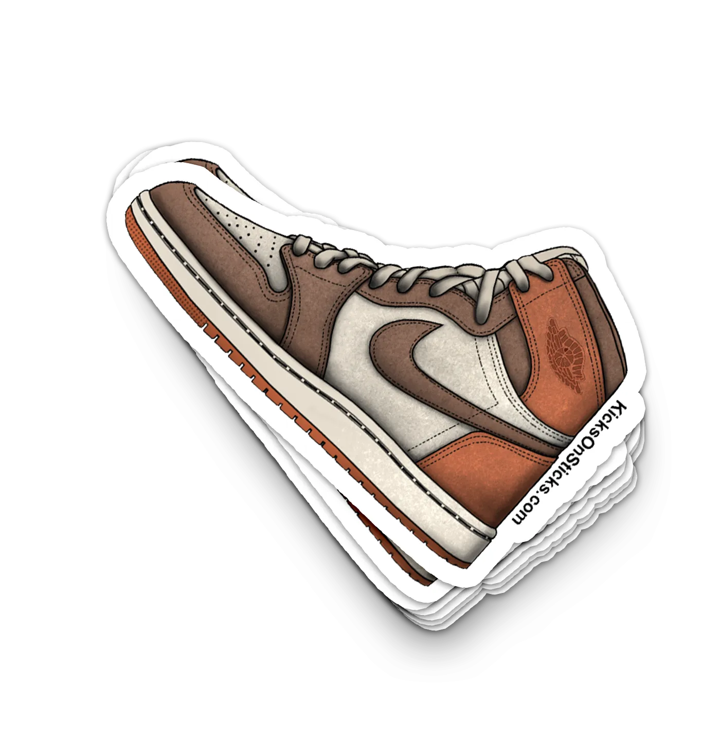 Jordan 1 "Dusted Clay" Sneaker Sticker