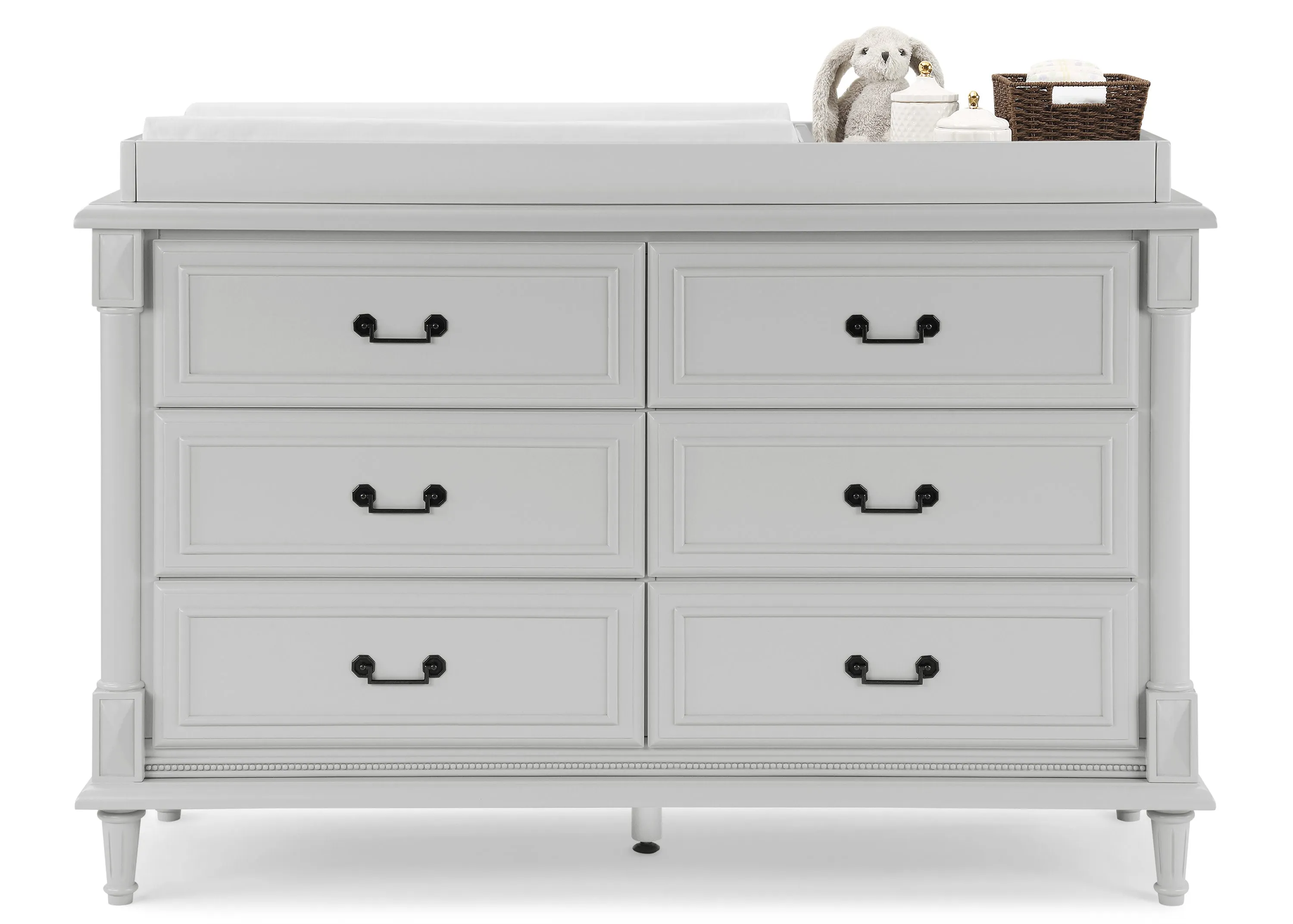 Juliette 6 Drawer Dresser with Changing Top and Interlocking Drawers