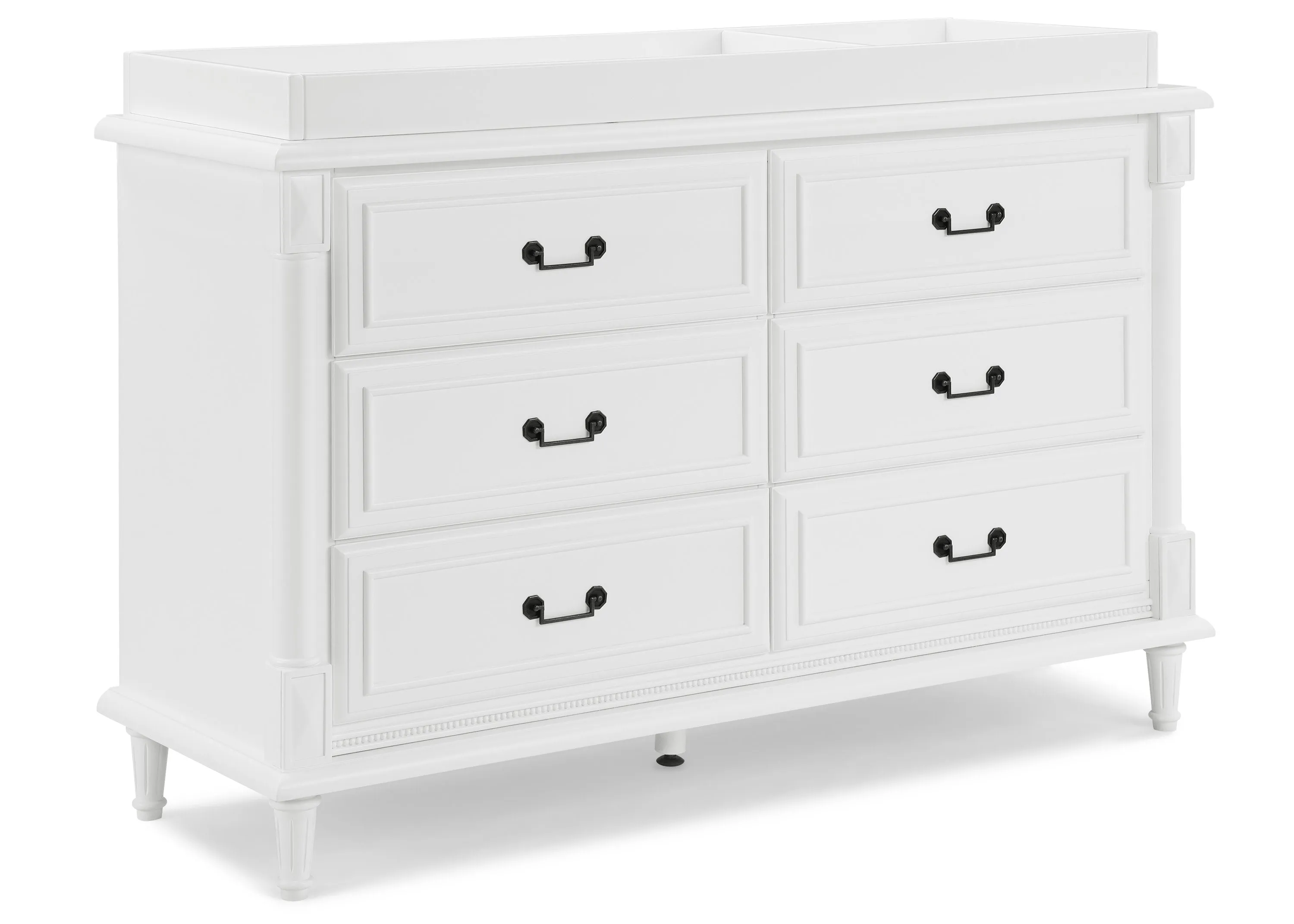 Juliette 6 Drawer Dresser with Changing Top and Interlocking Drawers