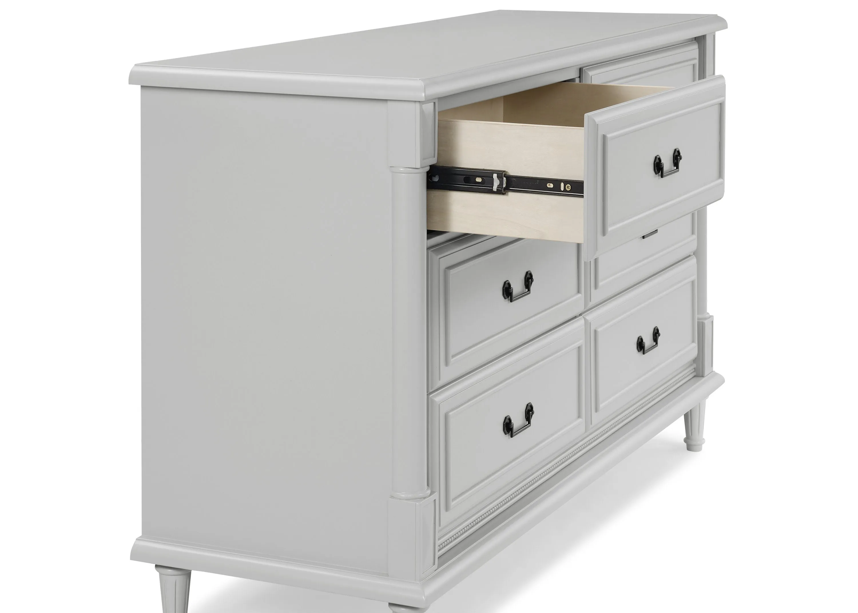 Juliette 6 Drawer Dresser with Changing Top and Interlocking Drawers