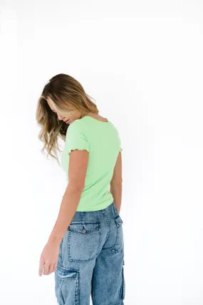 Karli Top in Green