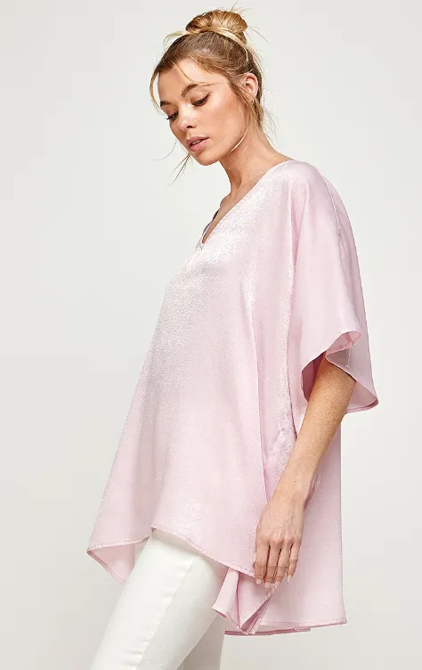 Kimberly Satin Flowy Top - Final Sale 40% off