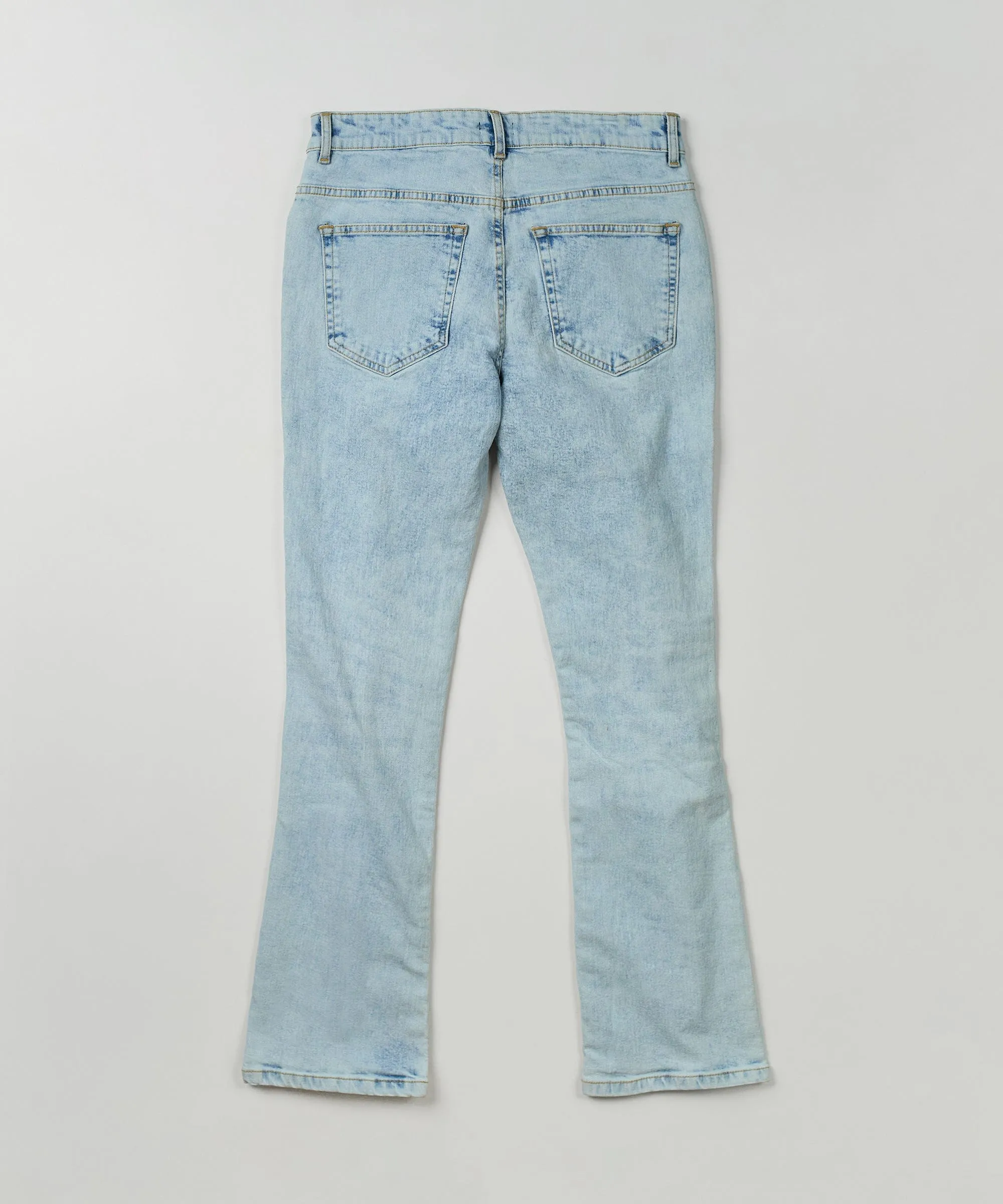 Kingwood Distressed Light Wash Denim Jeans