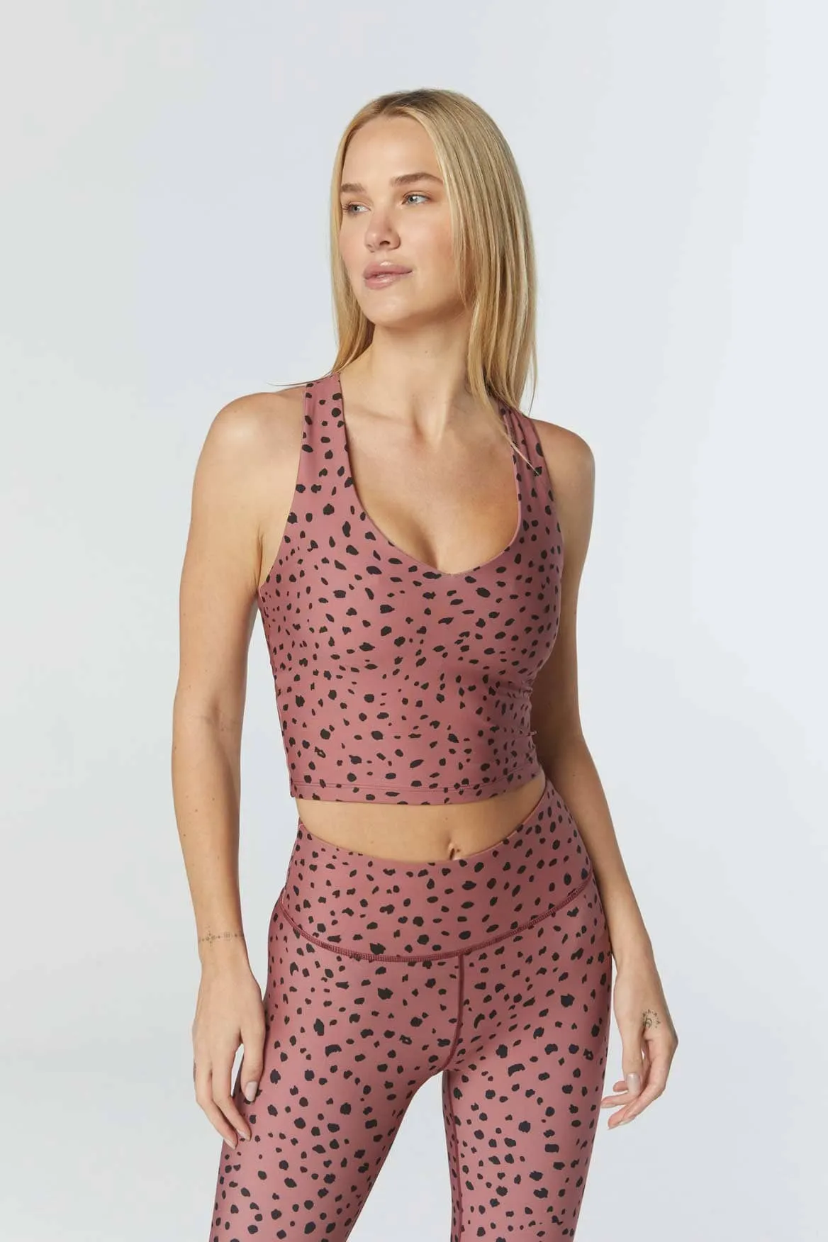 Kristen Cropped Tank Seeing Spots